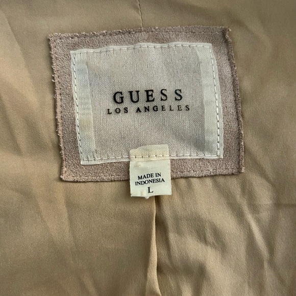 Guess size L fringed faux suede jacket - Picture 3 of 10